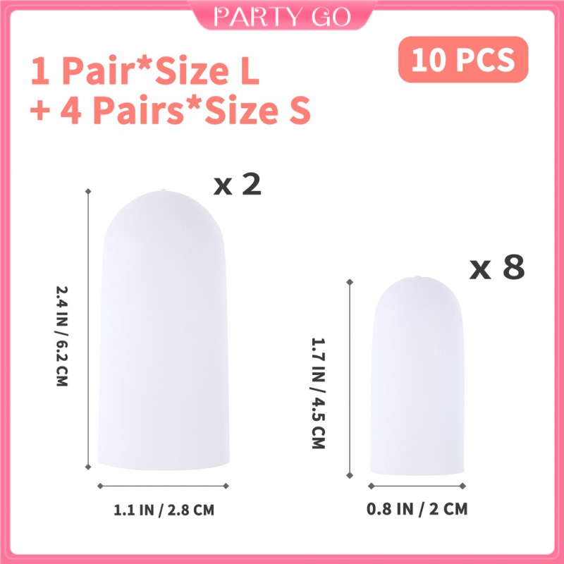 Bộ 5 Cặp Vỏ Bọc Bảo Vệ Ngón Chân Cái