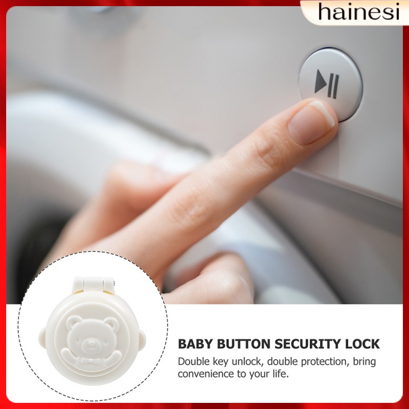 Set 3 Vỏ Bọc Nút Nhấn Bảo Vệ Công Tắc Máy Giặt / Xe Hơi Cho Bé