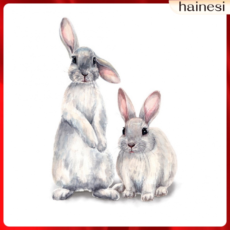 Miếng Dán Tường Trang Trí Hình Thỏ Phục Sinh Đáng Yêu Dành Cho Trẻ Em