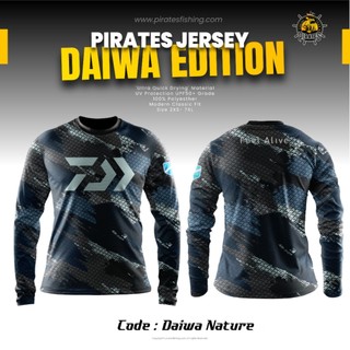 Cửa Hàng Câu Cá Cướp Biển Câu Cá | Baju PANCING DAIWA Phiên Bản Tự Nhiên | Áo Câu Cá DAIWA Phiên Bản Tự Nhiên Chất Lượng Cao