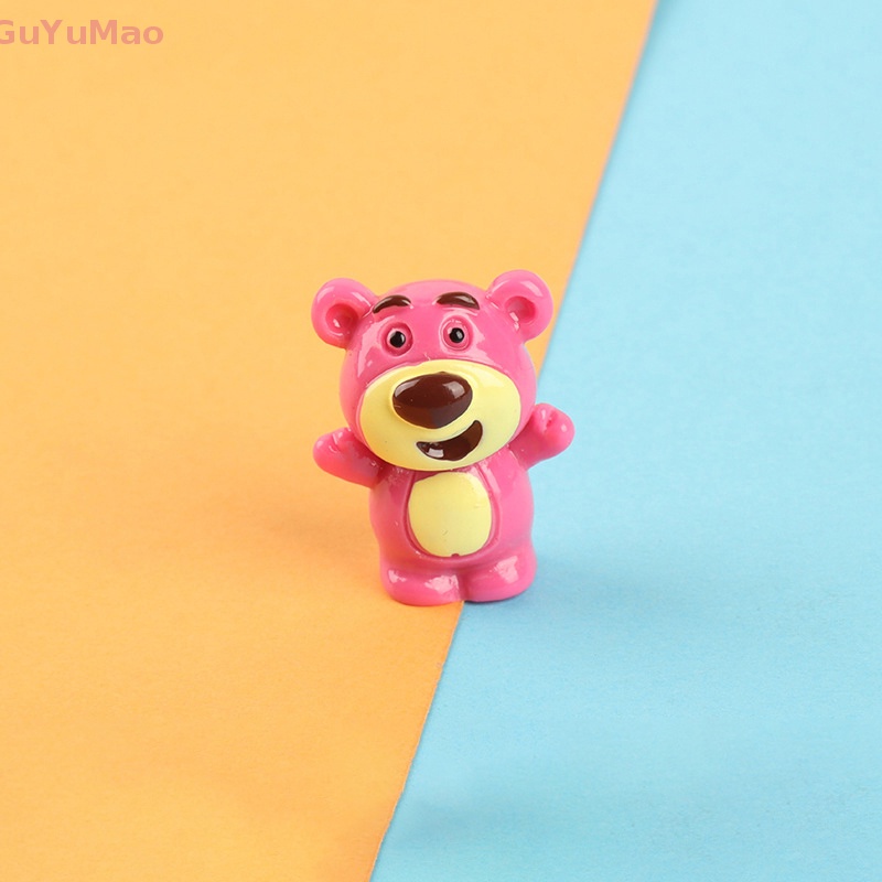 [cxGUYU] Kẹp Tóc Trang Trí Điện Thoại Hình Gấu Dâu Tây Dễ Thương DIY PRTA