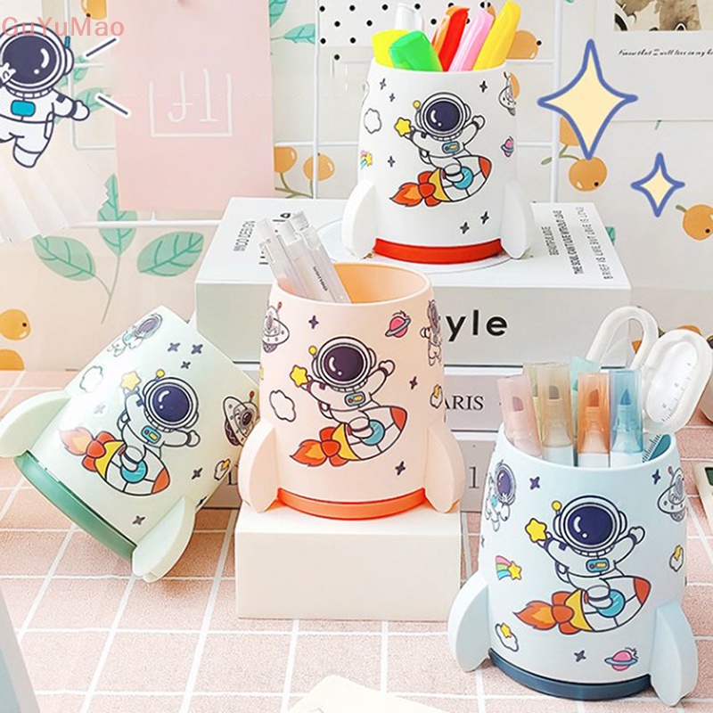 [cxGUYU] Giá Đỡ Bút Chì Để Bàn Hình Tên Lửa Đơn Giản Sắp Xếp Gọn Gàng Cho Văn Phòng / Trường Học Pr