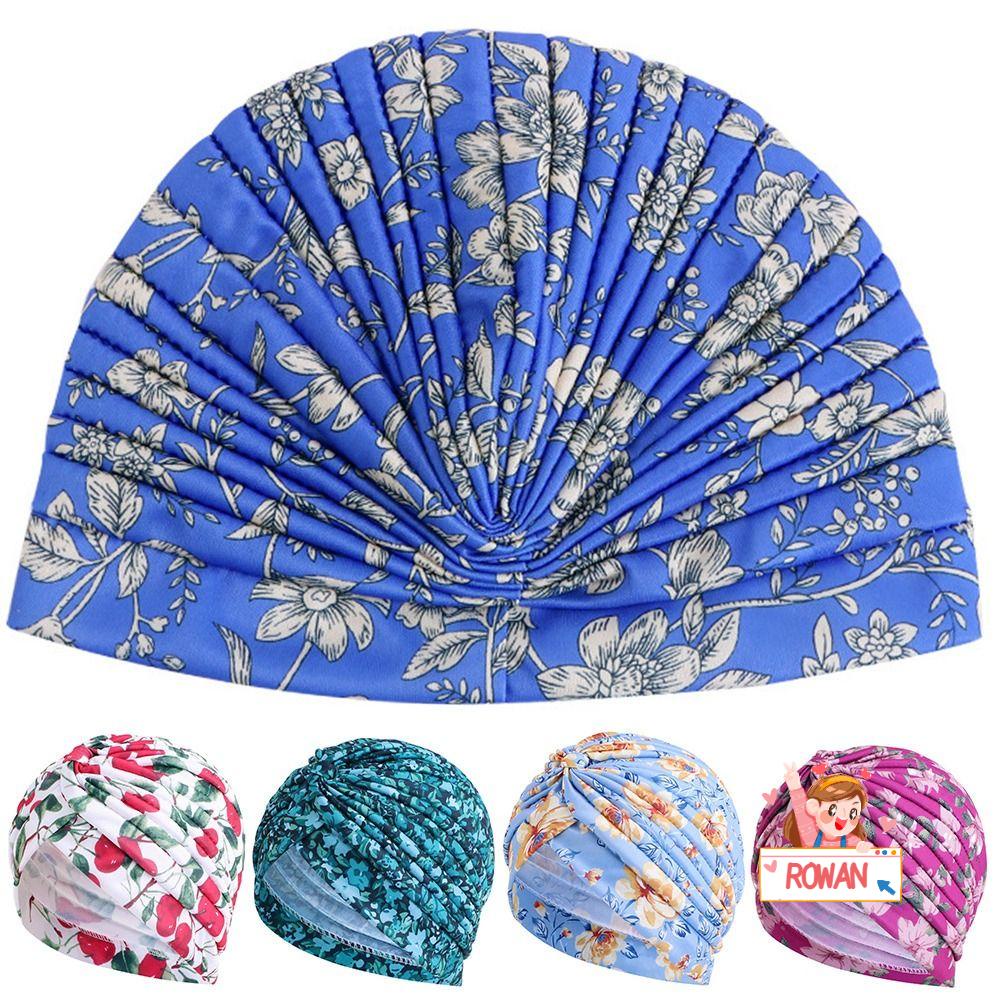 Mũ Trùm Đầu Bằng Cotton Co Giãn In Họa Tiết Hoa Thời Trang 2023