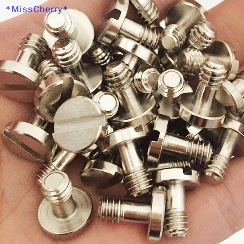 Bộ Ốc Vít 1 / 4 Inch Tháo Lắp Nhanh Chất Lượng Cao Cho Chân Máy Ảnh DSLR Mới