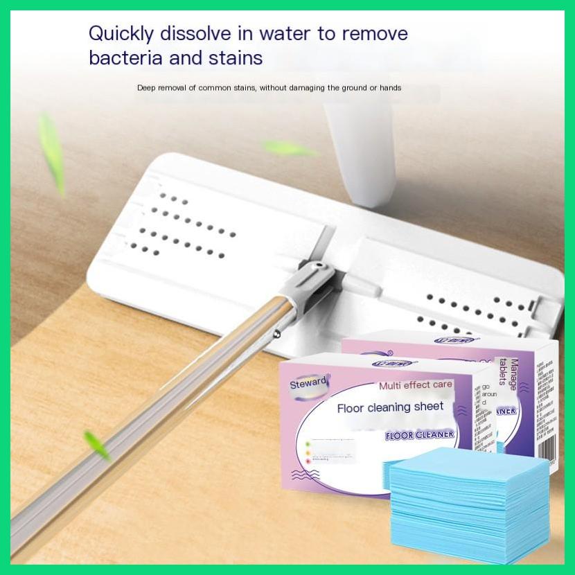 Viên Nén Làm Sạch Sàn Nhà Tháo Lắp Nhanh Giúp Khử Nhiễm Làm Sáng Và Bảo Dưỡng jiwvn