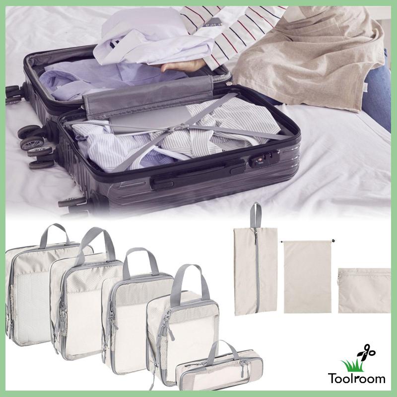 Set 8 Khối Lập Phương Thoáng Khí Cho Ba Lô Đi Làm / Kỳ Nghỉ