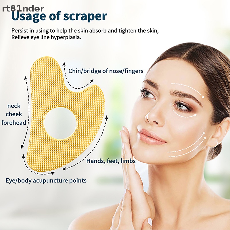 Dụng Cụ Mát Xa Gua Sha Bằng Kim Loại Chuyên Dụng Cho SPA