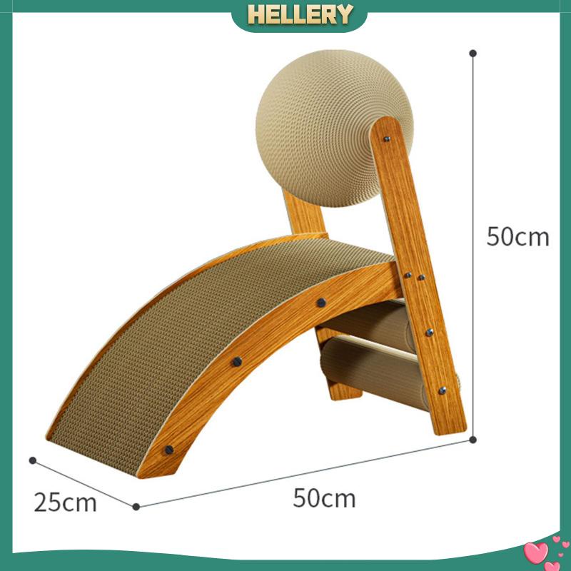 [HelleryVN] Thảm Cào Móng Hình Chữ R Có Thể Tái Chế Tiết Kiệm Không Gian Cho Mèo