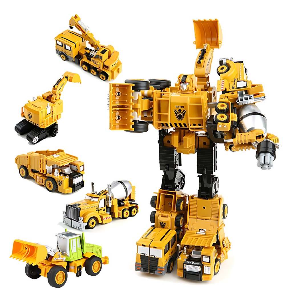 Đồ Chơi Robot Biến Hình Năm Trong Một Cho Bé