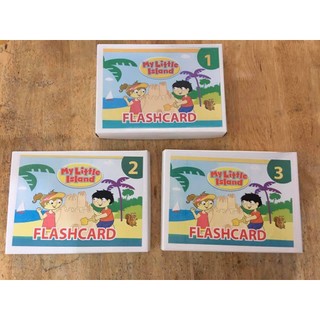Thẻ my little island 1,2,3 - 1 hoặc 2 mặt - khổ a5
