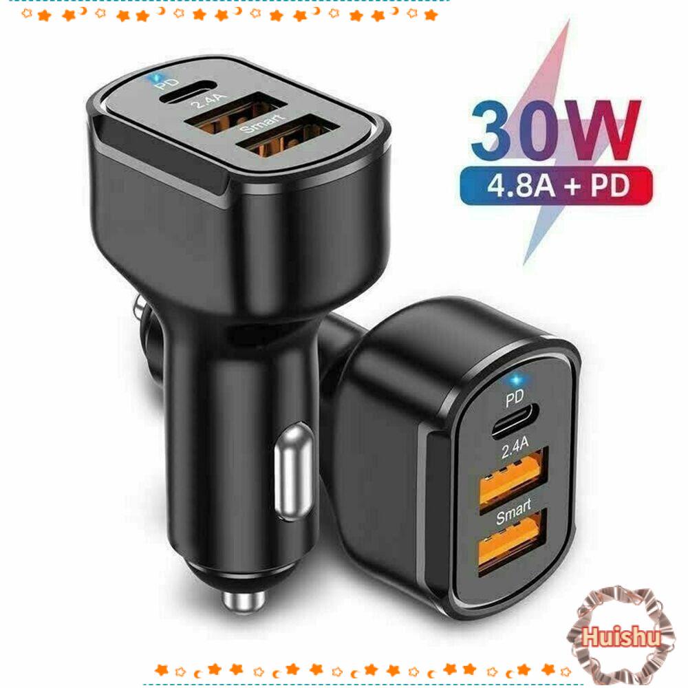 Tẩu Sạc USB PD QC3.0 Chuyên Dụng Cho Xe Hơi