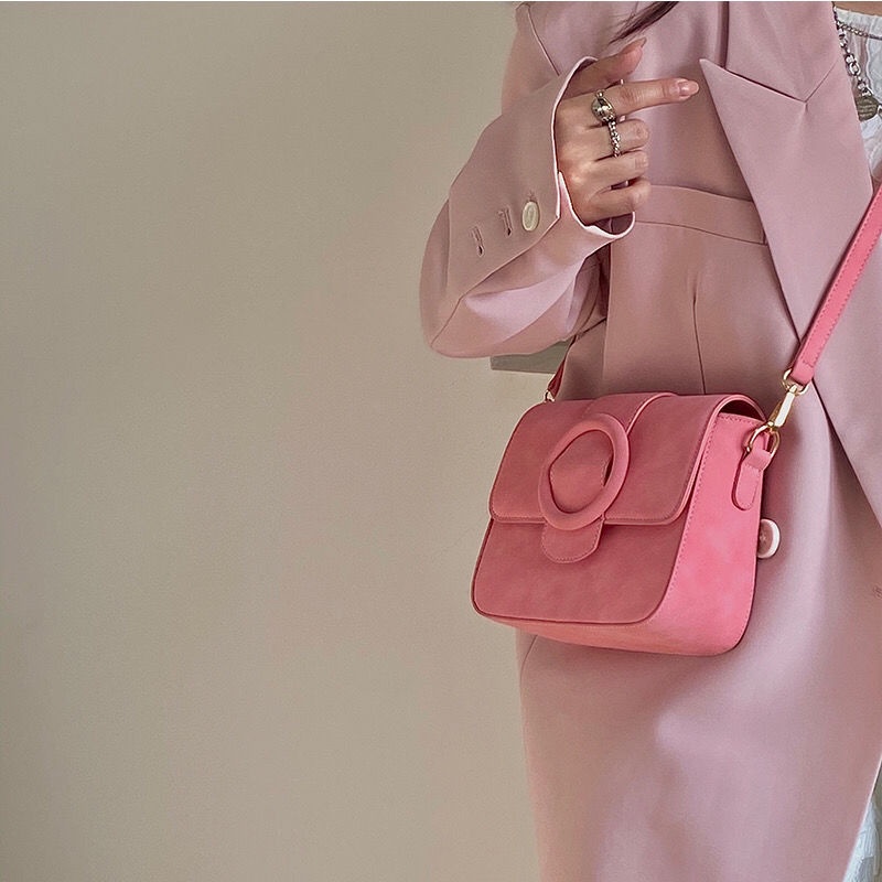 Túi Đeo Chéo Dáng Vuông Nhỏ Thiết Kế Mới Xinh Xắn Thời Trang Cho Nữ