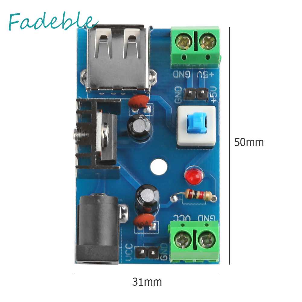 Mô Đun Chuyển Đổi Nguồn Điện 7-15V 9V 12V Sang 5V 2A L7805