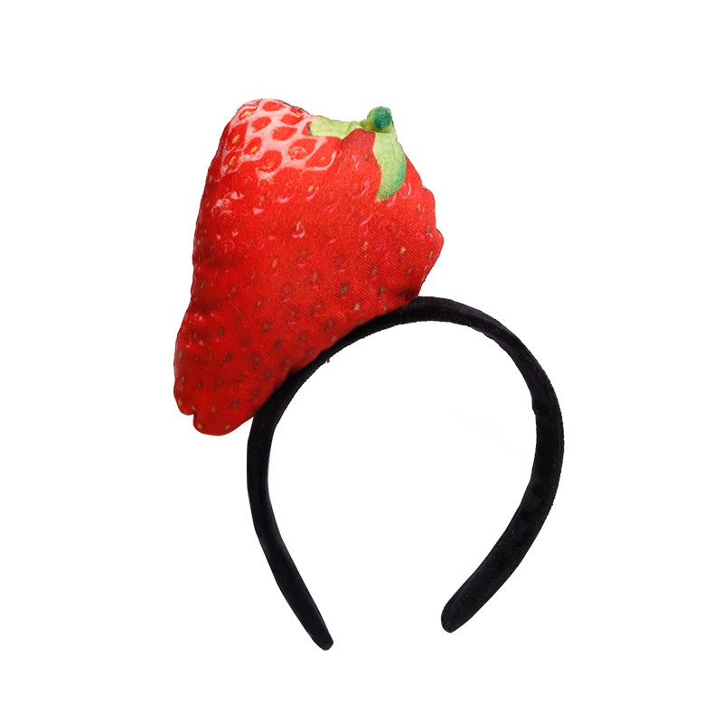 Băng Đô Cài Tóc Hình Trái Cây Rau Củ Quả Vui Nhộn Sáng Tạo Cho Nữ Rửa Mặt