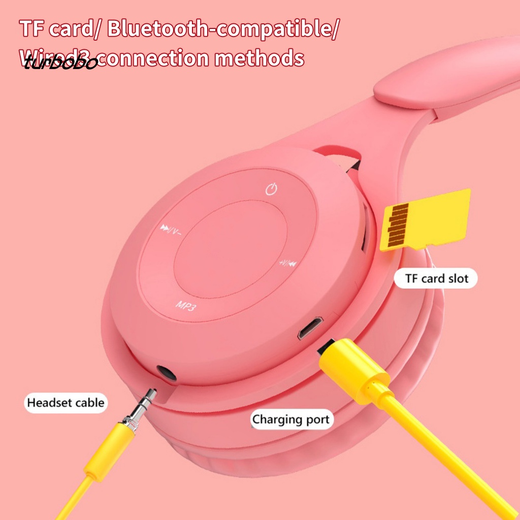 Tai Nghe Chụp Tai Y08 Kết Nối Bluetooth 5.0 Có Micro Âm Thanh Stereo Sống Động Và Phụ Kiện