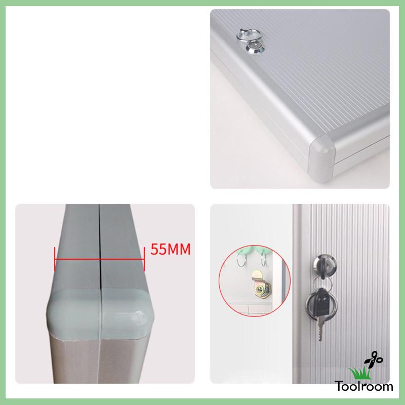 Tủ Đựng Chìa Khóa 48 Ngăn Bằng Kim Loại Gắn Tường Tiện Dụng Cho Nhà Cửa / Văn Phòng
