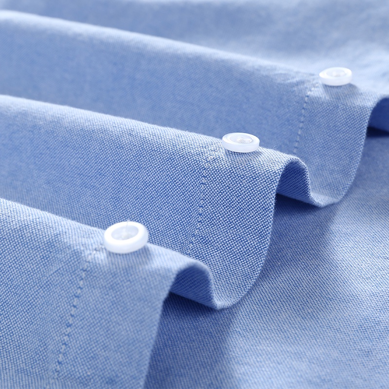 Áo Sơ Mi Nam Dài Tay Màu Vàng Trơn Thêu Hình Ngựa Không Có Túi Plus Size S-6XL