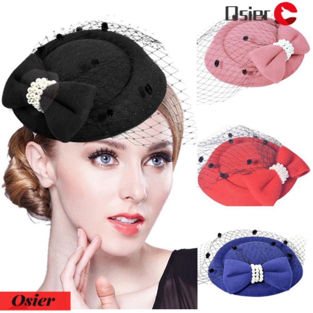 1 Kẹp Tóc Đính Nơ Phong Cách Cổ Điển Thời Trang Cho Nữ