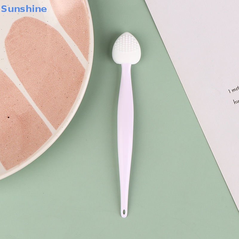 1 Bàn Chải Silicone Rửa Mặt Làm Sạch Mụn Đầu Đen Chăm Sóc Da