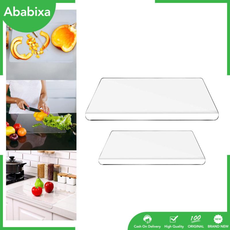 Thớt Cắt Thức Ăn / Phô Mai / Rau Củ Cỡ Lớn Trong Suốt Chống Trượt Tiện Dụng Cho Nhà Bếp