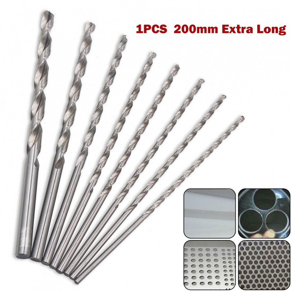 Mũi Khoan Gỗ Bằng HSS Mềm Dài 20cm Chuyên Dụng
