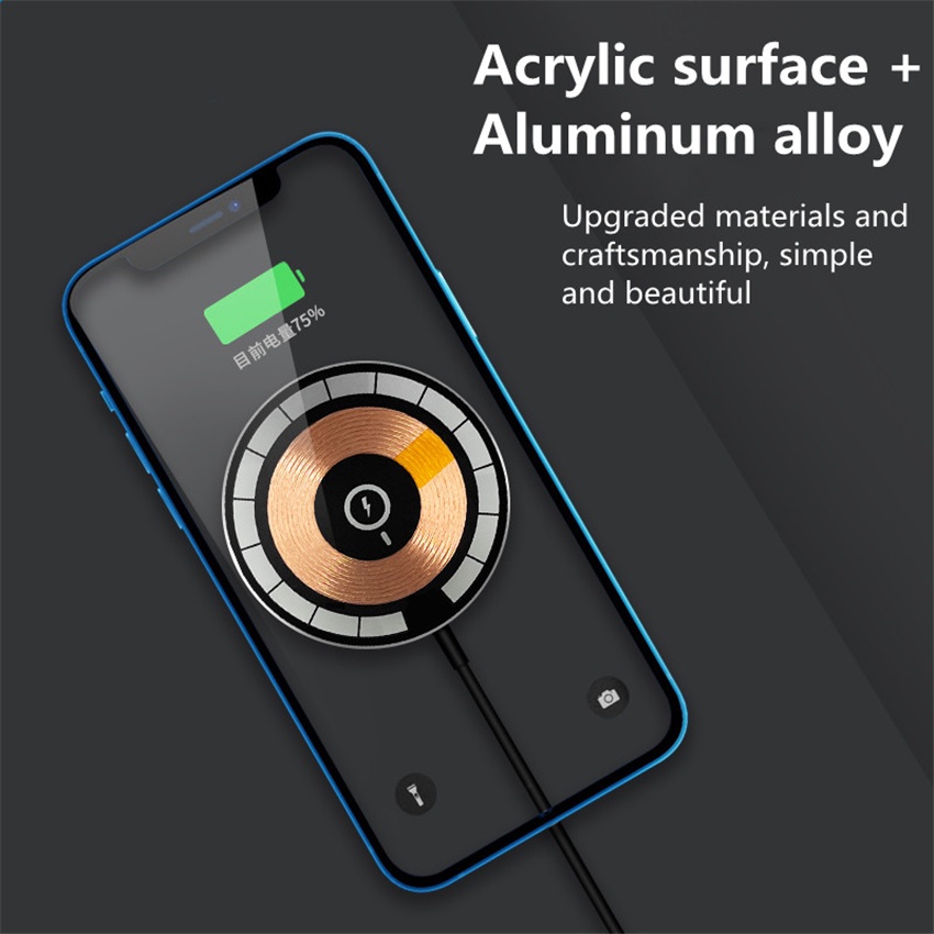 Đế Sạc Nhanh Không Dây 65W Cho iPhone 14 13 12 Pro Max