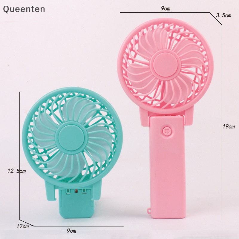 Quạt Mini Cầm Tay Queenten Siêu Nhỏ Dùng Cho Văn Phòng Hoặc Trong Nhà / Ngoài Trời