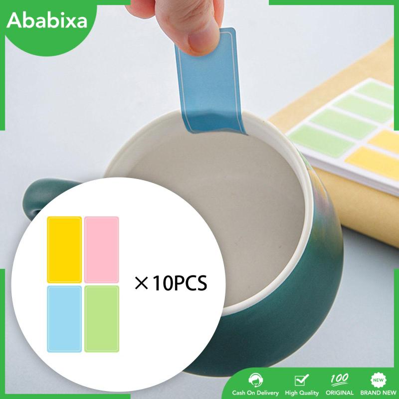 [Ababixa] Giấy Dán Ghi Chú Đánh Dấu Trang Siêu Bền Không Thấm Nước Chống Dầu Nhiều Màu Sắc