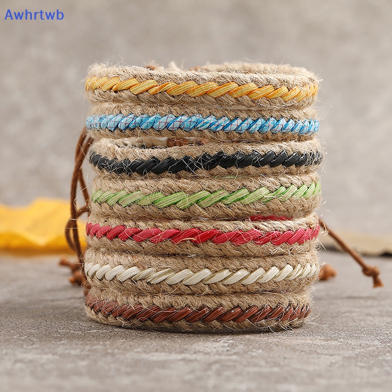 Vòng Tay Dây Bện Thủ Công Phong Cách Boho Thời Trang Cho Nam Nữ Mới