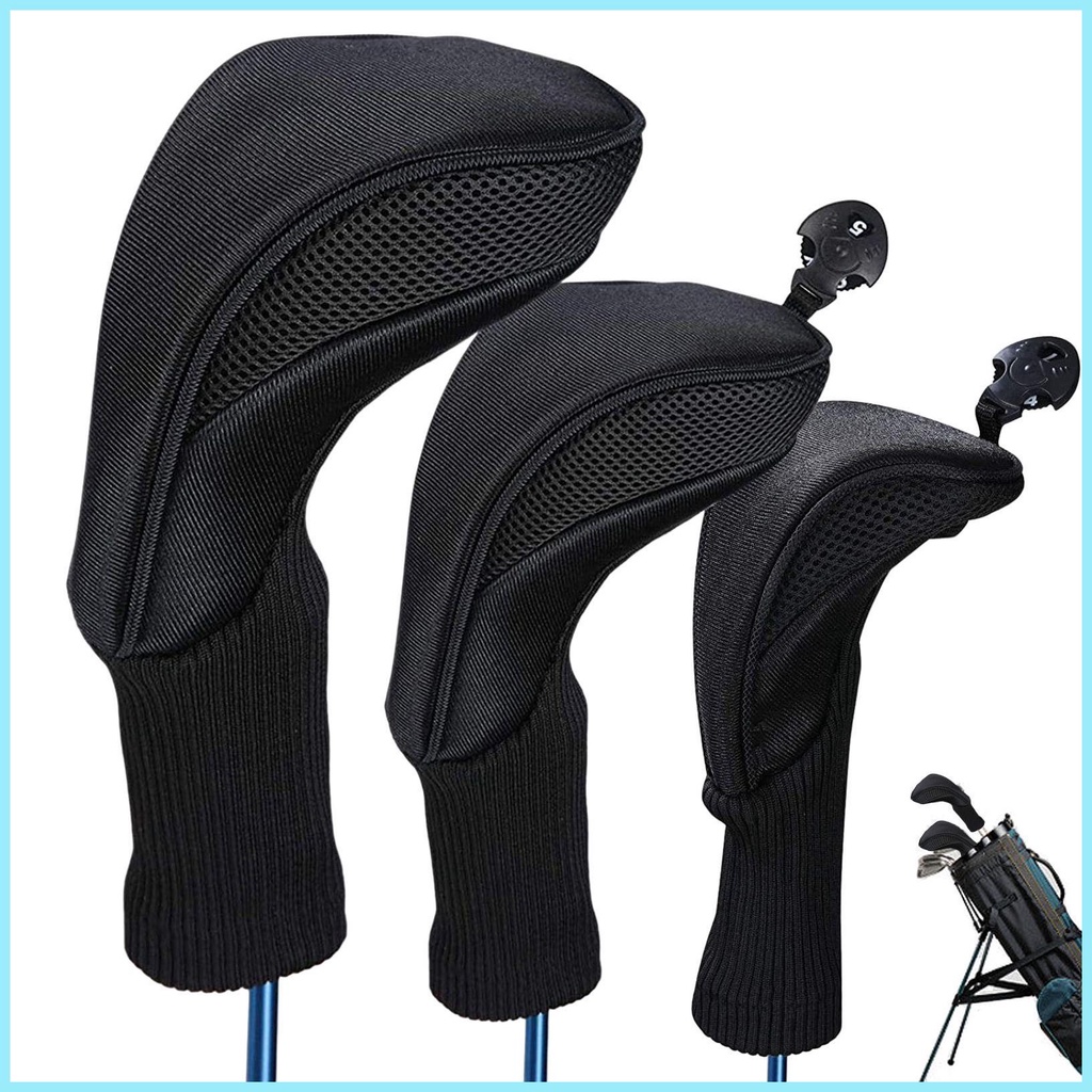 Bộ 3 Vỏ Bọc Đầu Gậy Đánh Golf Bằng Xốp Dày Dặn Thoáng Khí Thay Thế Tiện Dụng Thẻ tdevn 3 4 3 Chất Lượng Cao Tiện Lợi Dễ Sử Dụng