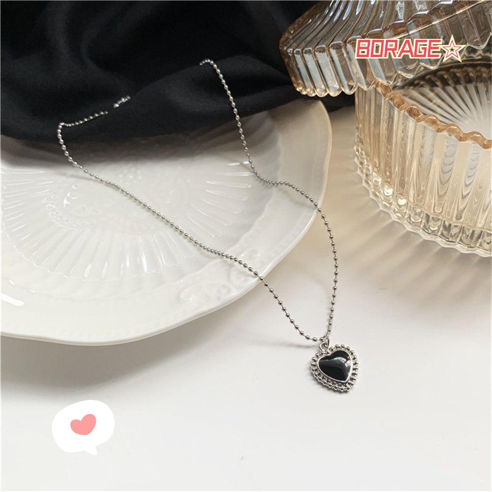 Borag Đen|Vòng Cổ Choker Thời Trang Hàn Quốc