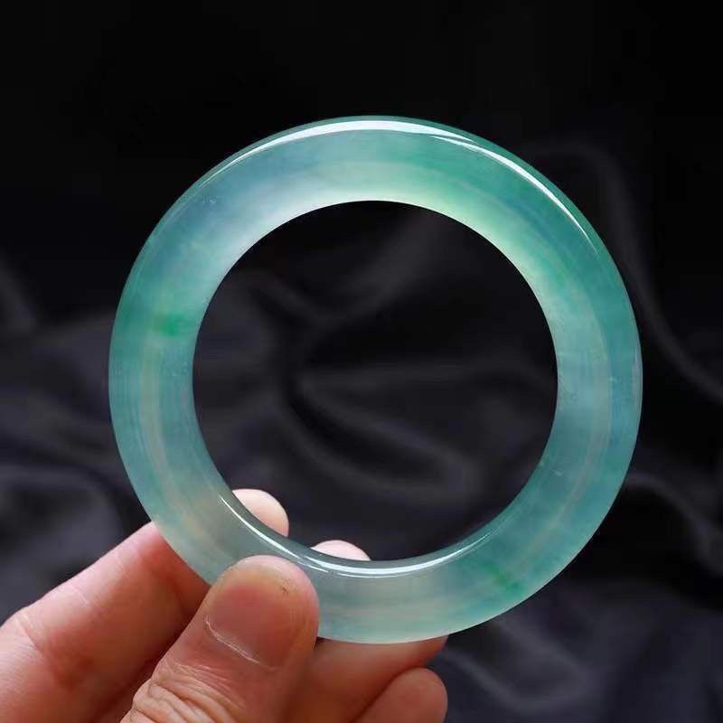 Vòng Tay Hạt Ngọc Bích Tự Nhiên Myanmar Cũ Pit Tròn Nhiều Màu Sắc Cho Nữ Sản Phẩm Chính Hãng