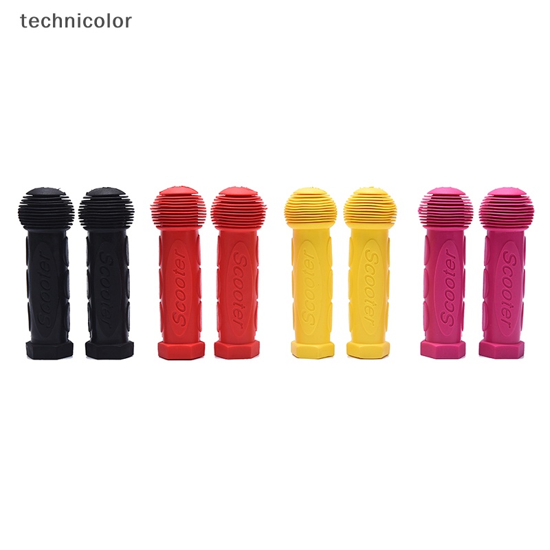 1 Cặp Vỏ Bọc Tay Lái Xe Đạp / Ván Trượt Bằng Cao Su technicolor