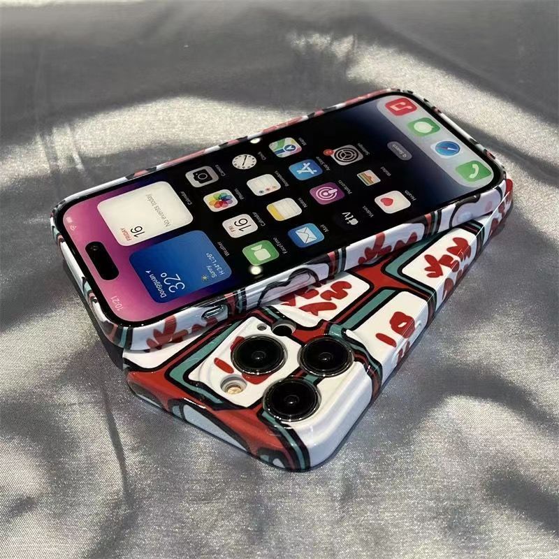 Ốp Điện Thoại Cứng / In Hình Năm Mới Mạt Chược / Thỏ Dễ Thương Cho Iphone 11 7pxsmax pro 1214 xriPhone13 RXRH