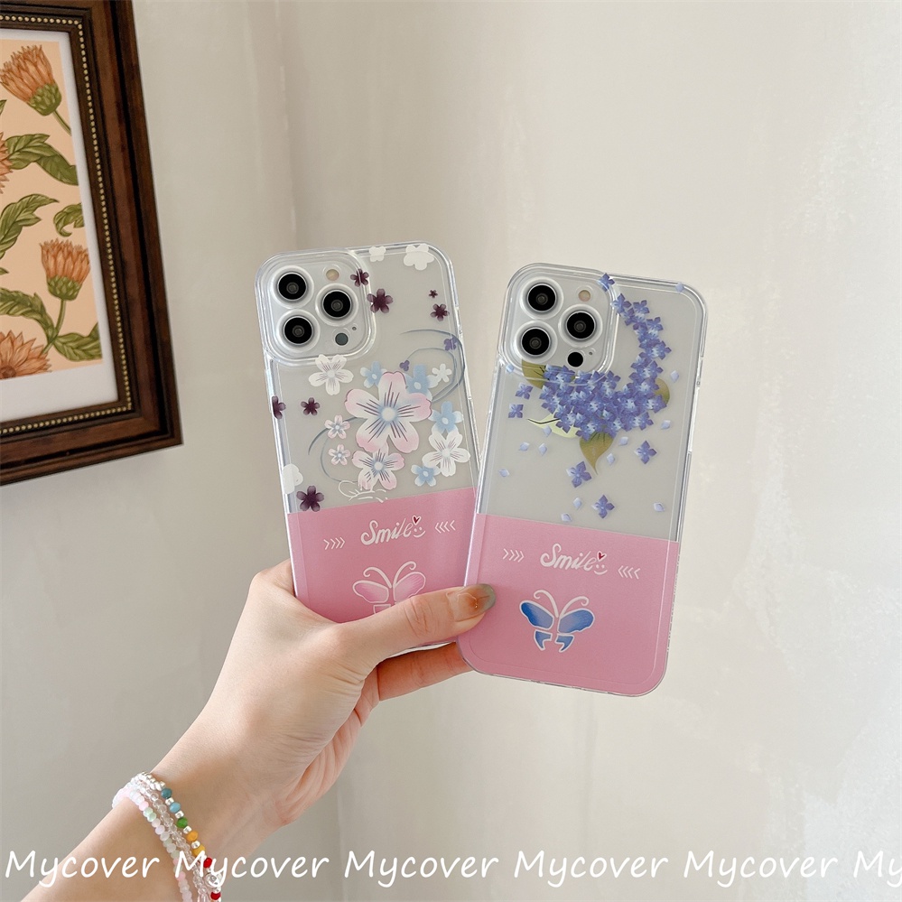 Ốp ĐiệN ThoạI HọA TiếT Hoa Cho iPhone 11 12 13 14 Pro Max X Xr Xs 8 7 6 Plus SE 2020