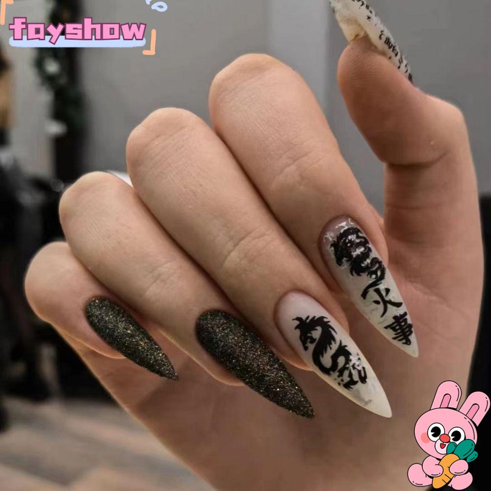 Hộp 24 Móng Tay Giả Thời Trang Cho Nữ