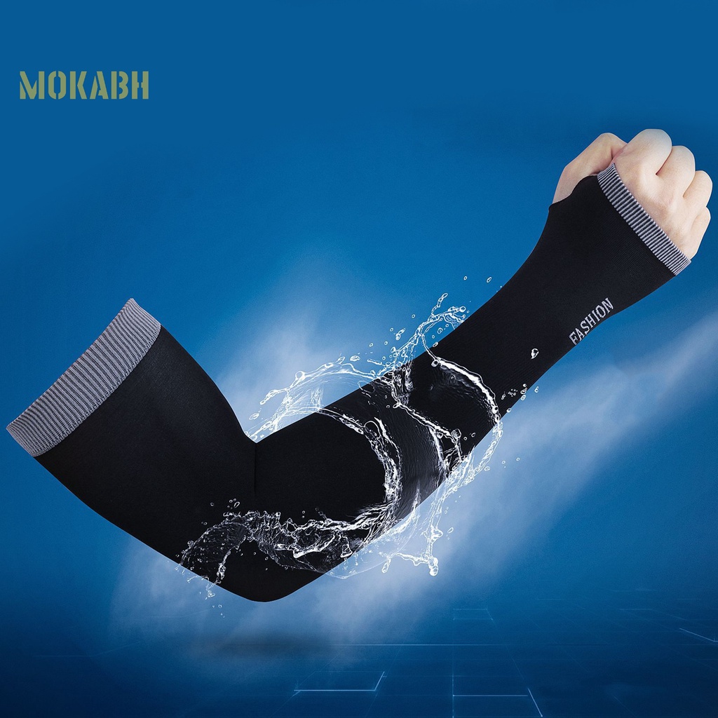 1 Cặp Ống Tay Áo Bằng Spandex Spandex Siêu Mềm Chống Tia UV Cho Nam Và Nữ