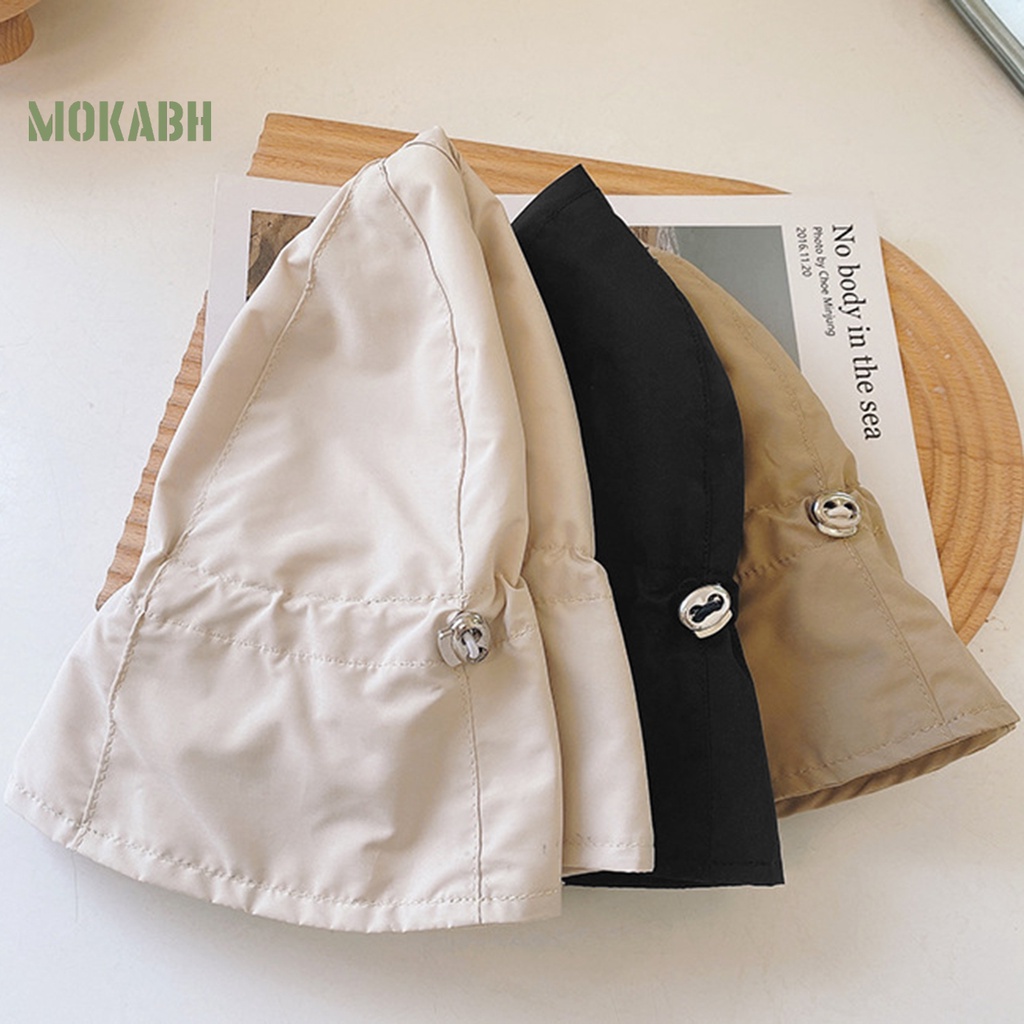 Mũ Vành Rộng Bằng Polyester Mềm Mại Chống Nắng Có Thể Điều Chỉnh Vành Có Dây Rút