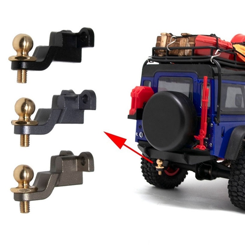 Bộ Móc Kéo Thanh Chắn Sau Bằng Kim Loại Cho Xe Điều Khiển Traxxas TRX4M Tỉ Lệ 1 / 18
