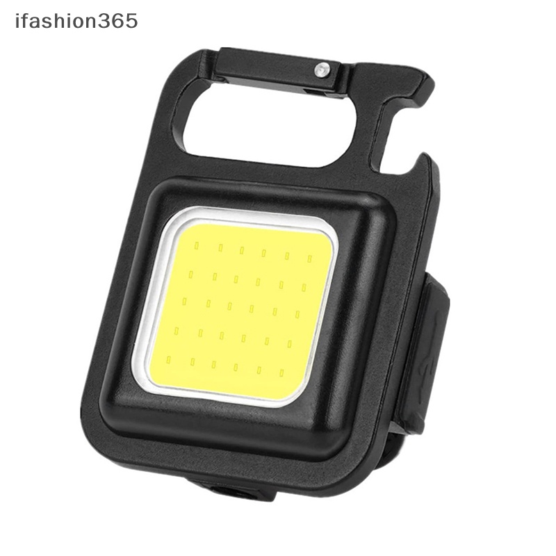 Móc Khóa Đèn LED Mini USB Bỏ Túi ifashion365 Có Thể Sạc Lại Tiện Dụng