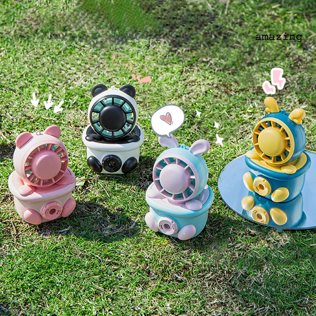 1 Bộ Quạt Cầm Tay Không Dây USB Tự Nhiên Trong Suốt Giúp Tập Trung Và An Toàn