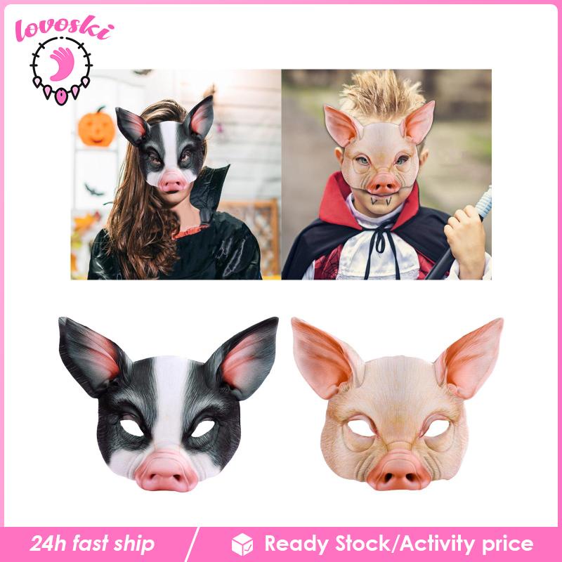 Mặt Nạ Nửa Mặt Hóa Trang Động Vật Cho Người Lớn