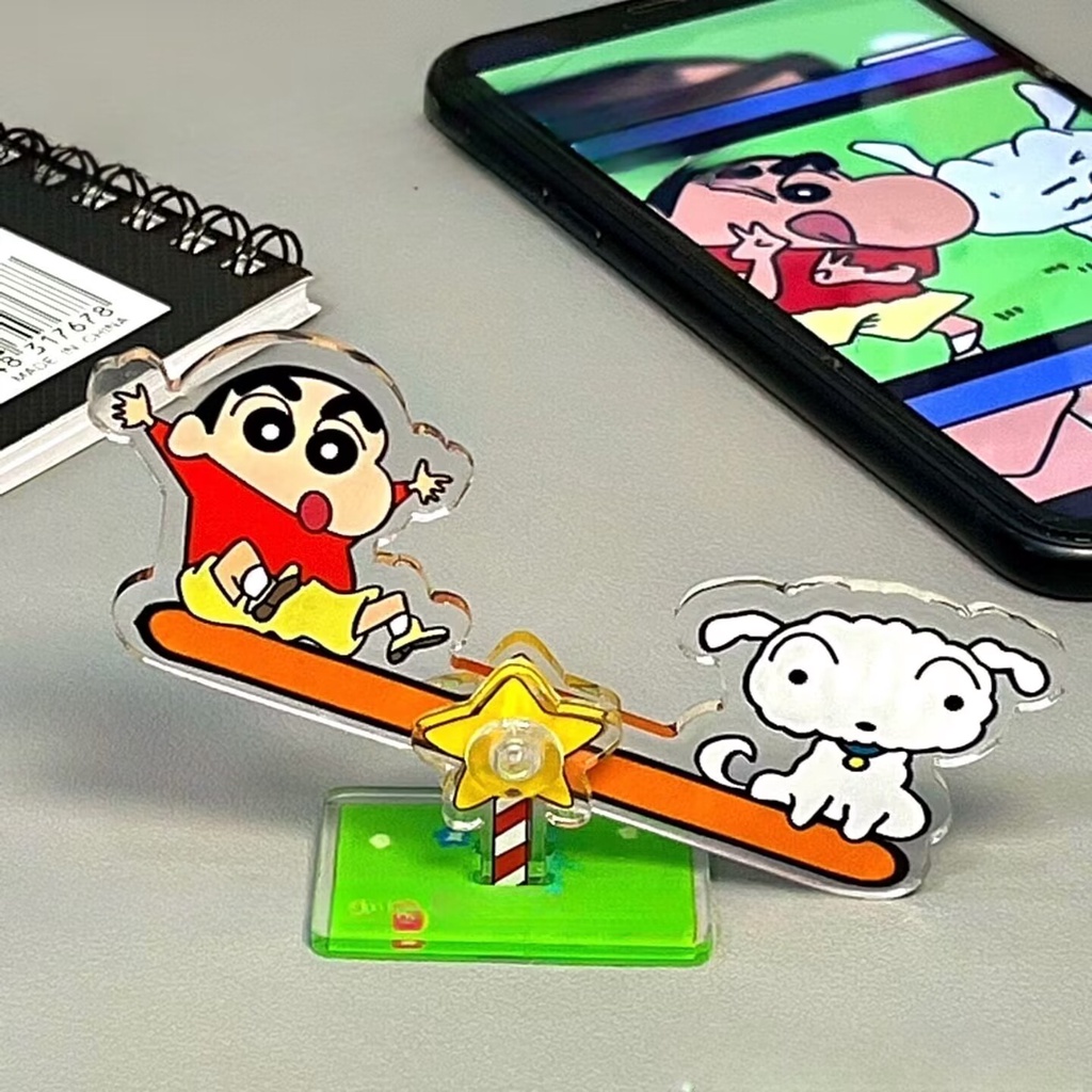 Nhân Vật Phim crayon shin chan Bằng acrylic Để Bàn Trang Trí Dễ Thương