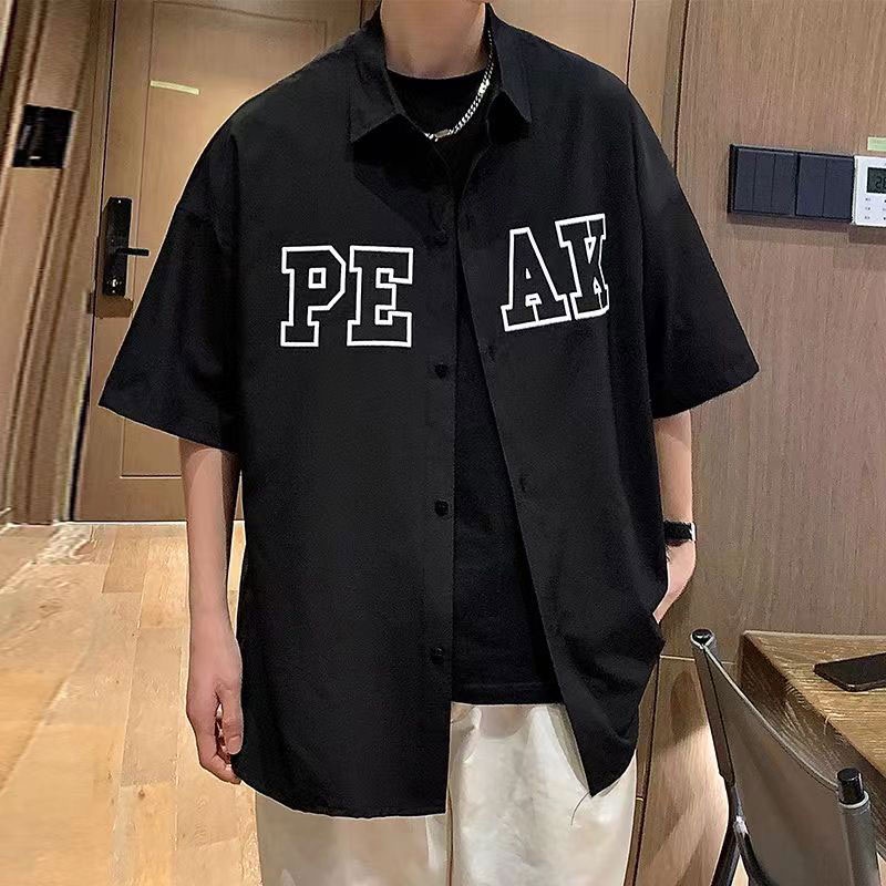 Áo Thun Tay Ngắn Dáng Rộng Thoáng Khí Thời Trang Mùa Hè Cho Nam