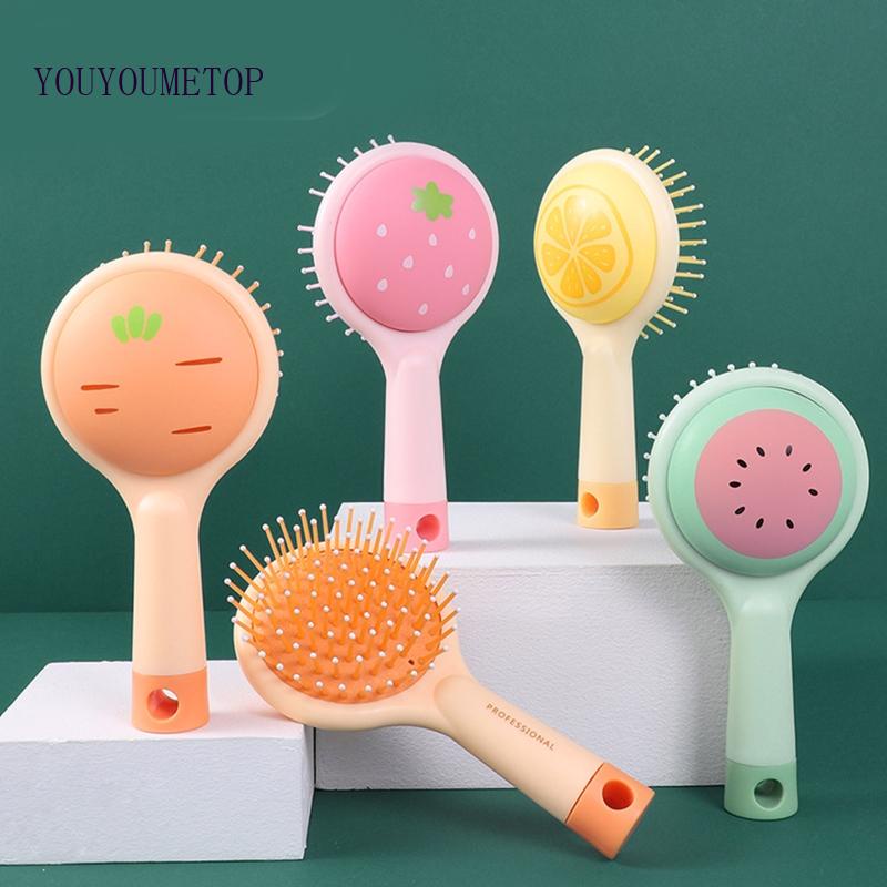 Lược Chải Tóc Chống Tĩnh Điện Massage Da Đầu Thiết Kế Nhỏ Gọn Dễ Thương YOUYO