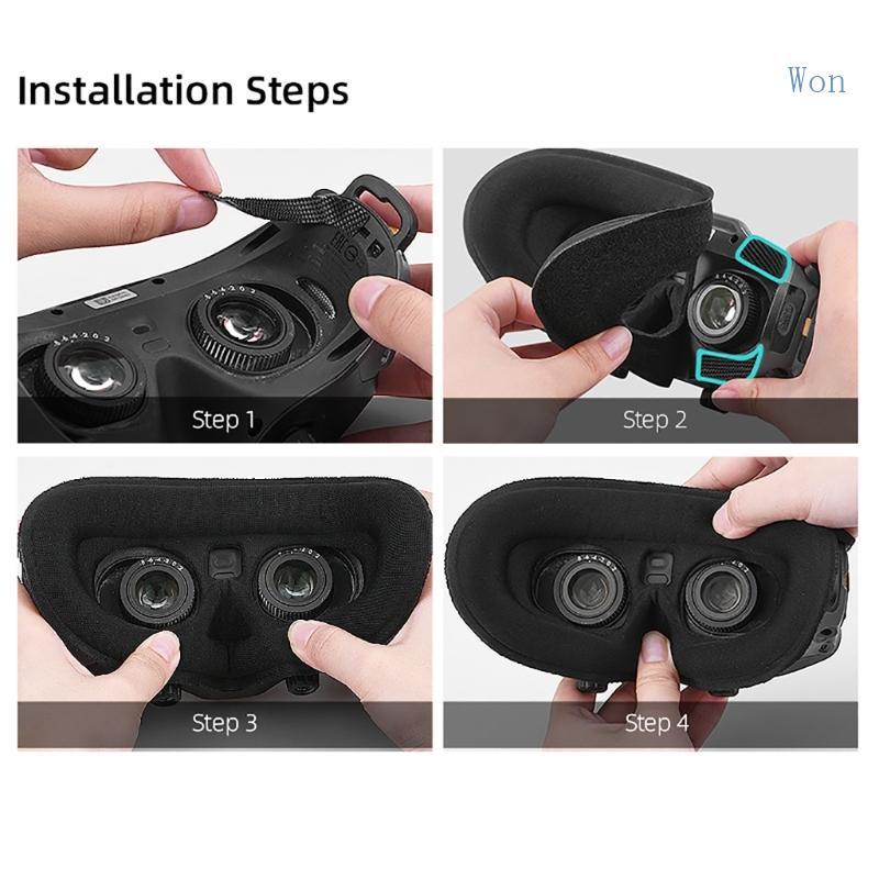 Miếng Đệm Mắt Kính Chống Mài Mòn Thoải Mái Dành Cho 2 Người