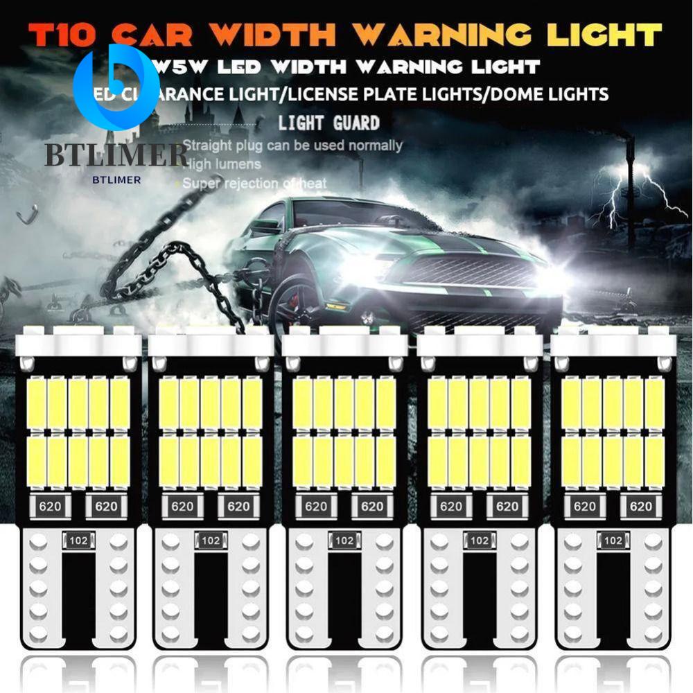 10 Bóng Đèn LED Ánh Sáng Trắng Cho Xe Hơi