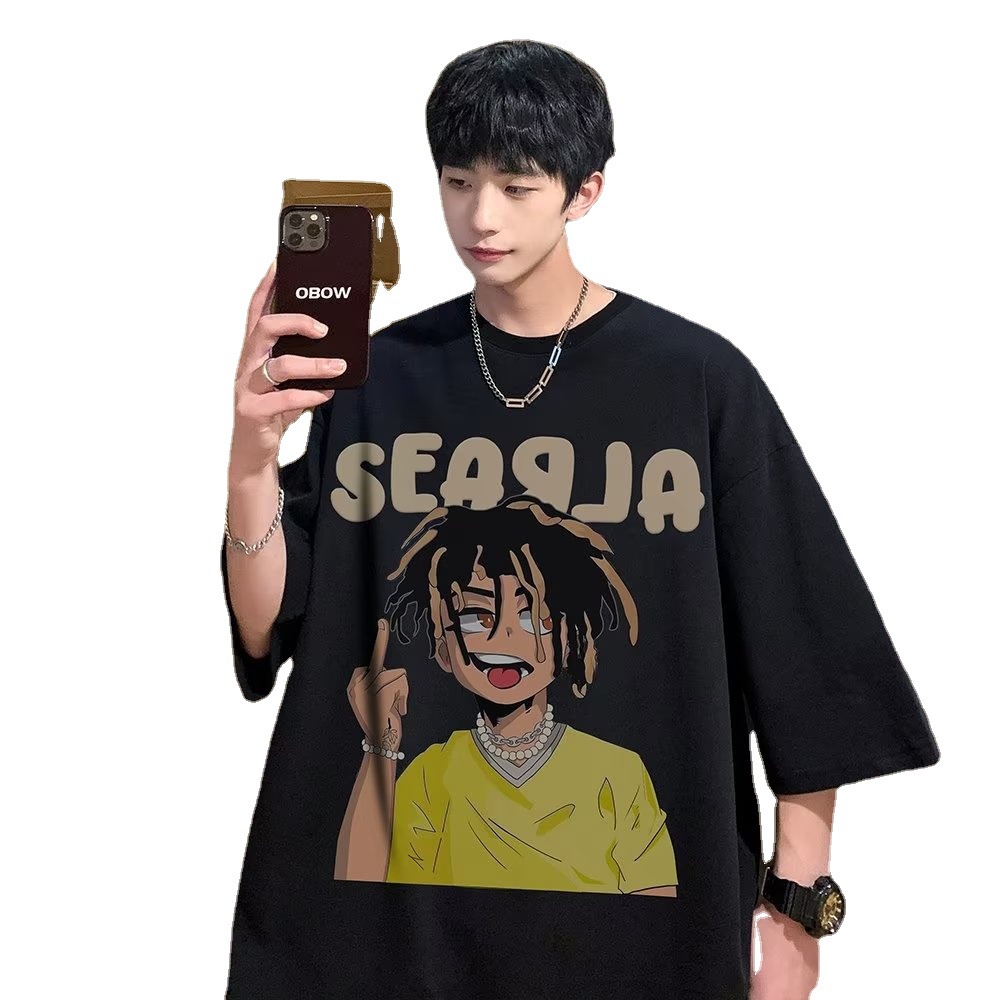 Áo thun nam ngắn tay in hình hoạt hình