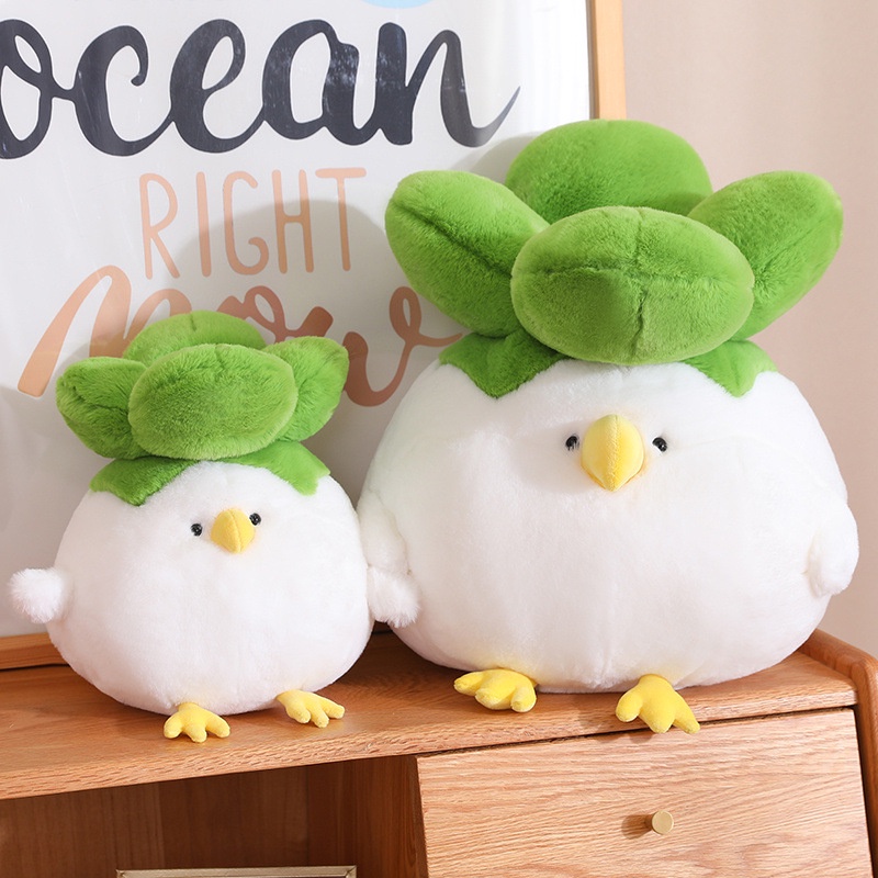 Thú Nhồi Bông Hình Chú Gà / Rau Củ Cỡ Nhỏ 8 Inch Dành Cho Nam Và Nữ