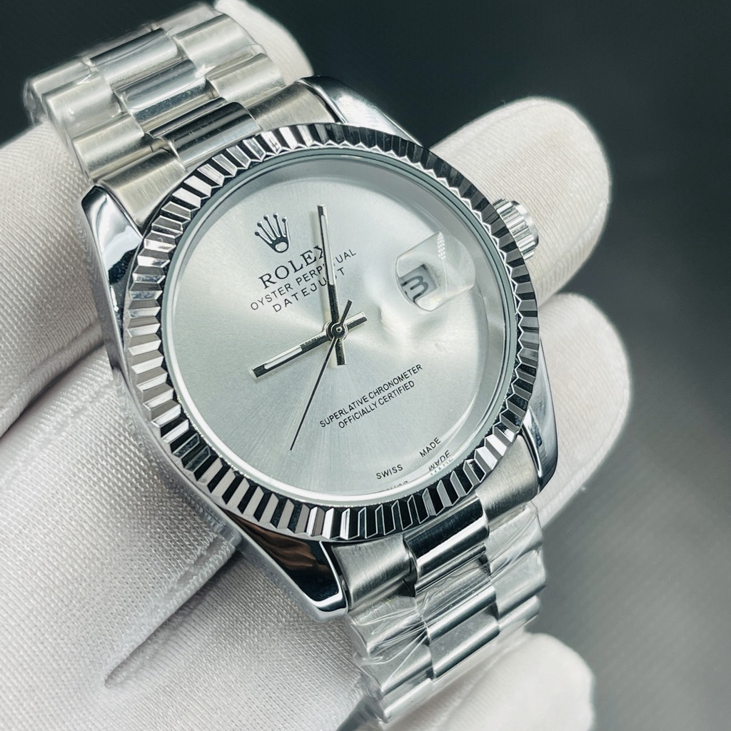 ĐÔNG HỒ NAM ROLEX R007- DÂY THÉP ĐÚC NGUYÊN KHỐI.